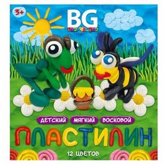 Пластилин BG Весёлая пчёлка 12 BG®