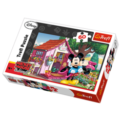 Пазл Trefl Микки и Минни в саду