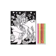 Darvish Раскраска. Русалка