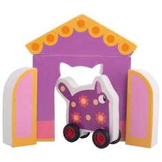 Кубики Деревяшки Кошечка Мяу