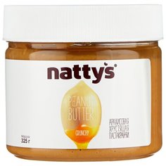 Nattys Паста арахисовая Crunchy