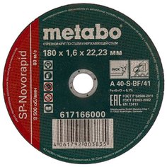 Диск отрезной 180x1.6x22.23 Metabo