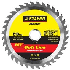 Пильный диск STAYER Opti Line