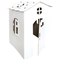 Рыжий кот Домик-раскраска 3D