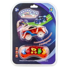 Машинка 1 TOY Гибкий трек