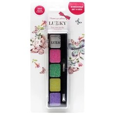 Тени для век LUCKY с блестками