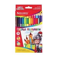 BRAUBERG Карандаши цветные 12