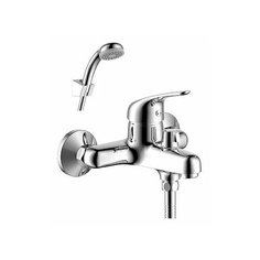Смеситель для ванны с душем Rossinka Silvermix