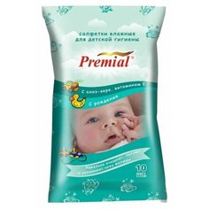 Влажные салфетки Premial С алоэ