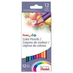Pentel Цветные карандаши 12