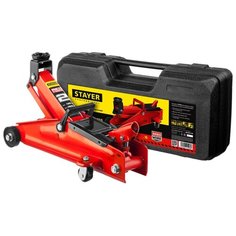 Домкрат подкатной Stayer