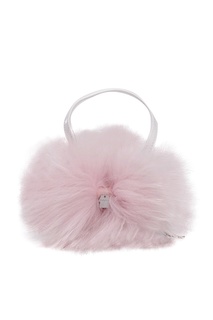 Маленькая сумка с розовым мехом Simonetta Mini