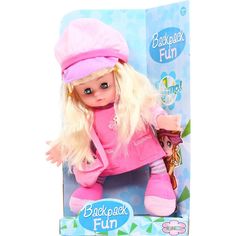 Кукла Игруша в розовом платье 30 см