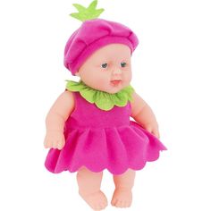 Кукла Игруша Пупс малиновый 20 см