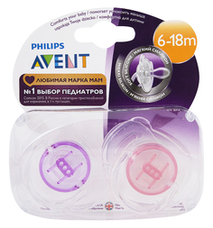 Набор пустышек Philips Avent Классика SCF170/22 силикон, 6-18 мес