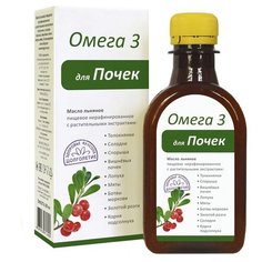 Компас Здоровья Масло льняное Омега 3 для почек 0.2 л