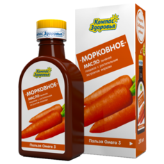 Компас Здоровья Масло льняное Морковное 0.2 л