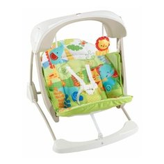 Шезлонг Fisher-Price Друзья из тропического леса (CCN92) зеленый