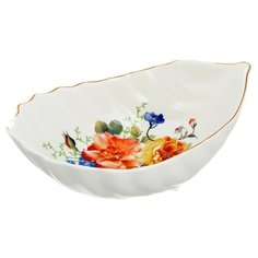 Millimi Ваза Каприз 20х12х7 см белый/желтый/оранжевый