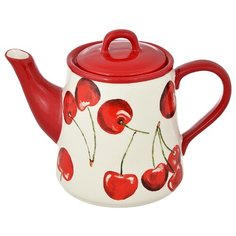 Millimi Заварочный чайник Вишни 824-076 730 мл белый/красный