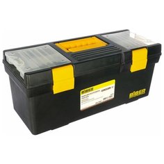 Ящик с органайзером Biber 65402 45x19x20 см 18 черный/желтый