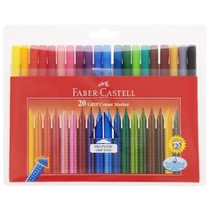 Faber-Castell Набор фломастеров Grip, 20 цветов (155320)