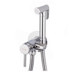 Смеситель для биде Frap F7505-2 однорычажный встраиваемый лейка в комплекте хром