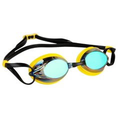 Очки для плавания MAD WAVE Spurt Rainbow yellow/black