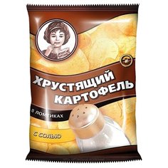 Чипсы ХРУСТЯЩИЙ КАРТОФЕЛЬ картофельные с солью, без сахара, 70 г