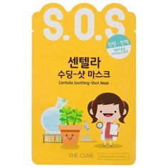 The Cure маска экспресс SOS успокаивающая с экстрактом центеллы, 25 г