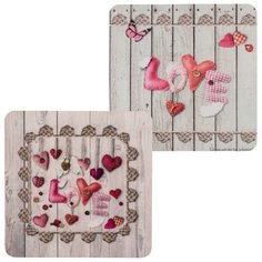 Подставка под горячее GiftnHome 14 x 14 см (2 шт.)