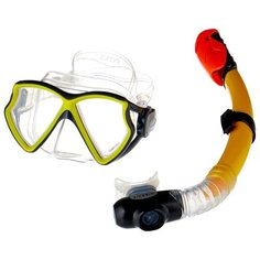Набор для плавания Intex Silicone Aviator Pro желтый