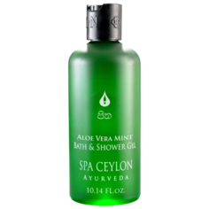 Гель для ванны и душа Алоэ вера и мята, 300 мл SPA Ceylon