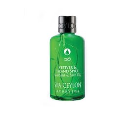 Масло для тела SPA CEYLON для ванны и массажа Ветивер и пряности, бутылка, 150 мл