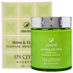 SPA CEYLON Ayurveda Ночная ухаживающая маска Ним и чайное дерево, 200 г