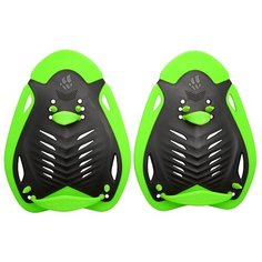 Лопатки для плавания MAD WAVE Ergo black/green M