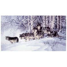 Dimensions Набор для вышивания крестиком Winters Lace 46 х 25 см (35009)
