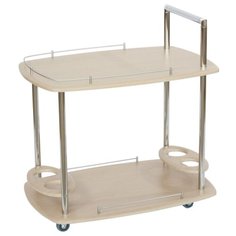 Столик Калифорния мебель Банкет, ДхШ: 75 х 50 см, дуб белёный