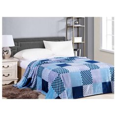 Плед Cleo Калифорния 200х220 см голубой/синий