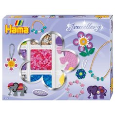 Hama Набор термомозаики Украшения, цветок, слон (3716)