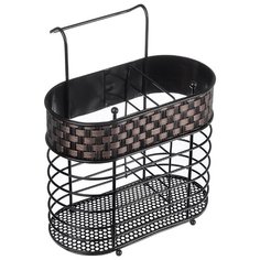 Подставка для столовых приборов Vetta Плетенка 18.5x16x8см