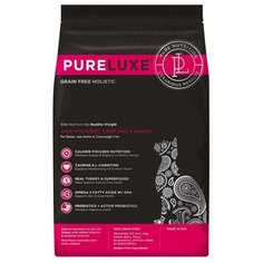 Корм для кошек PureLuxe беззерновой, с лососем, с индейкой 1.5 кг