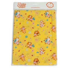 Многоразовые пеленки Чудо-Чадо Вариации ситец 120х90 желтый/коровы