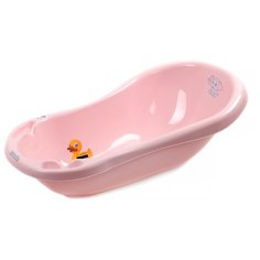 Ванночка Elefantino 84 см без слива с термометром розовый