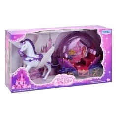 Shantou Gepai Карета с лошадью (101022498) белый/фиолетовый