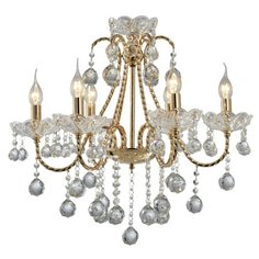 Люстра POWERLIGHT Cristal 1-015460, E14, 240 Вт