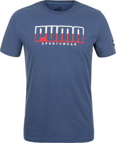 Футболка мужская Puma ATHLETICS Tee Big Logo, размер 44-46