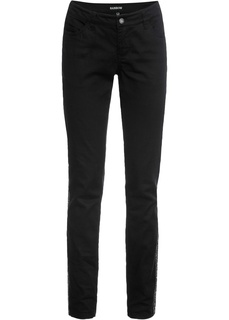 Брюки с леопардовыми лампасами Bonprix