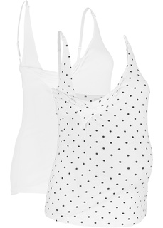 Топ для кормления (2 шт.), биохлопок Bonprix