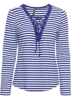 Футболка на шнуровке Bonprix